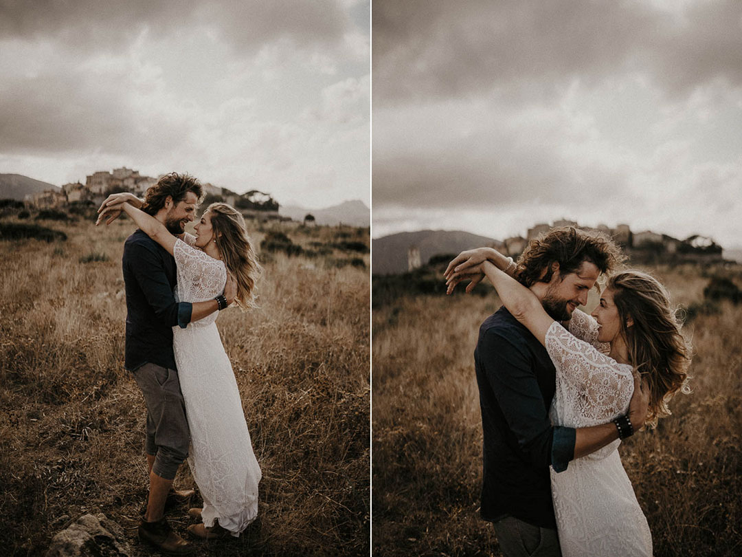 Adventurous elopement photo shoot in Europe